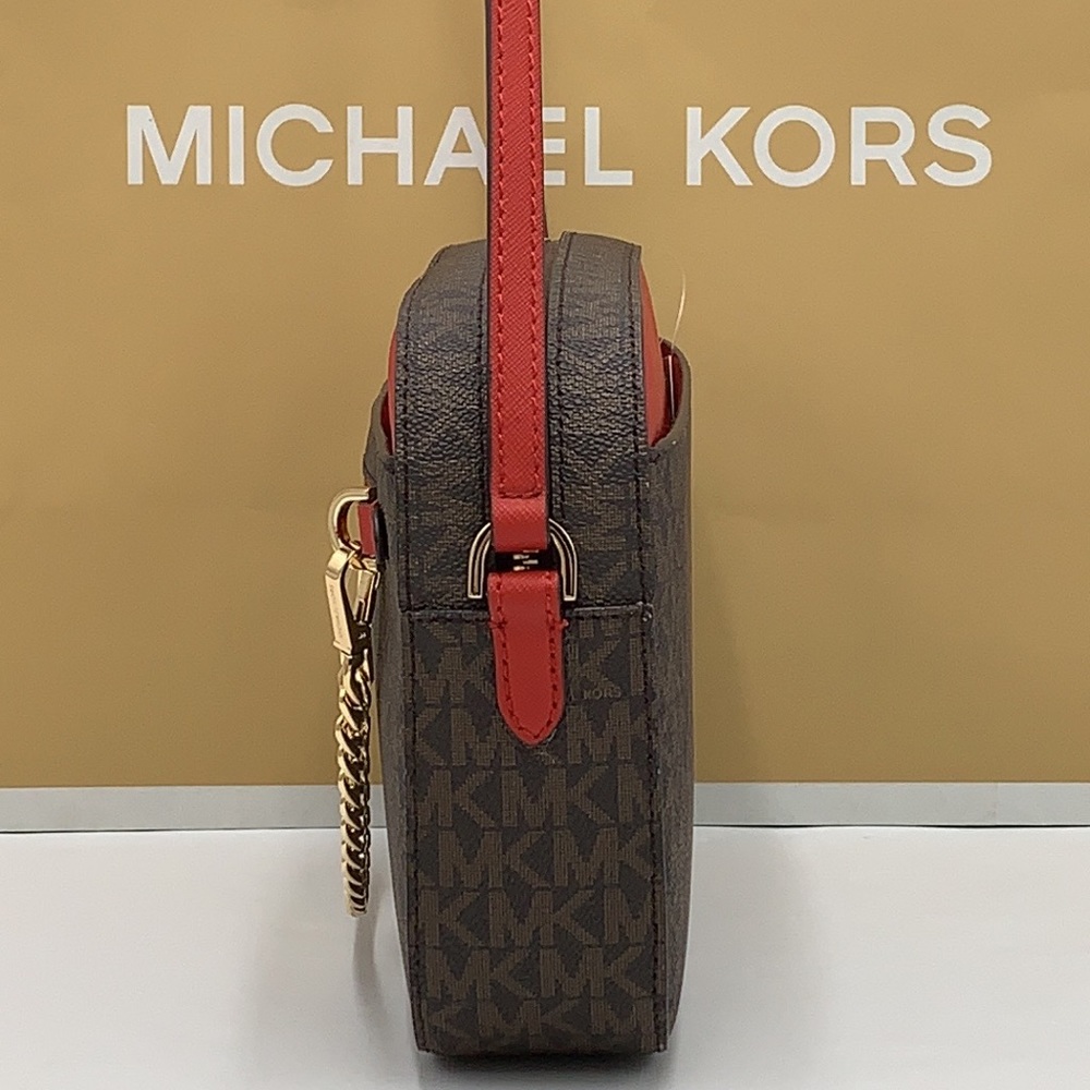Michael Kors Jet Set Large Logo Crossbody Bag - Picture 10 of 16